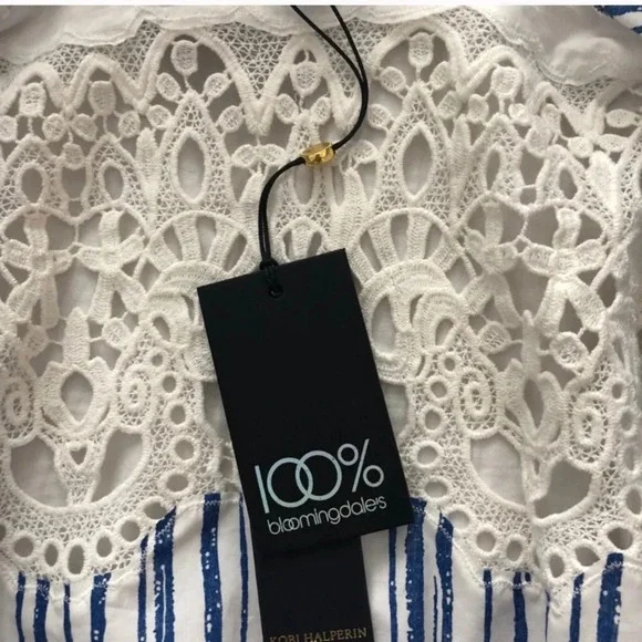 Koby Halperin Ginnie Sleeves Blouse Size Small - Picture 6 of 9